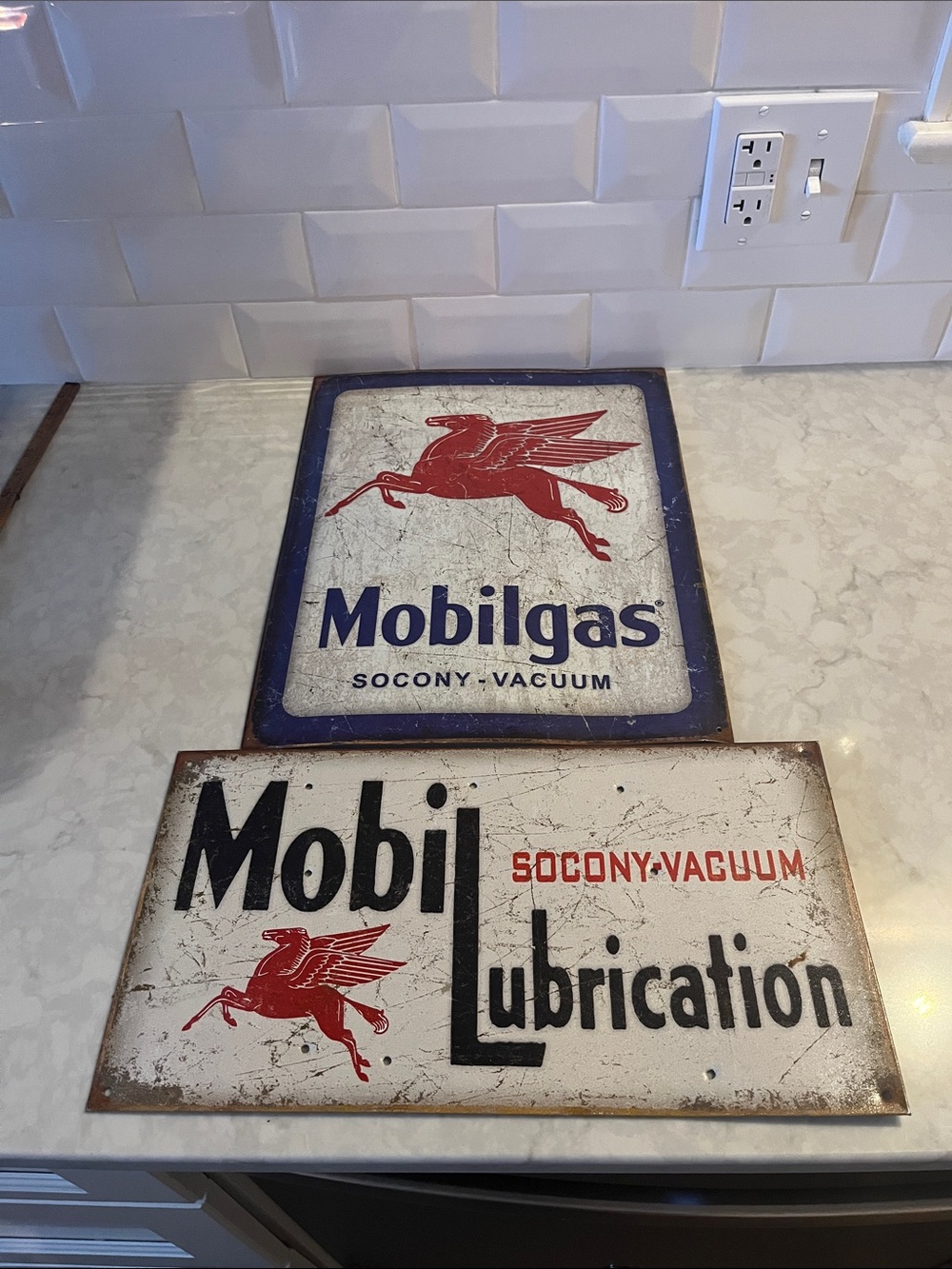 Mobilgas reproduction Tin Metal Signs advertising signs